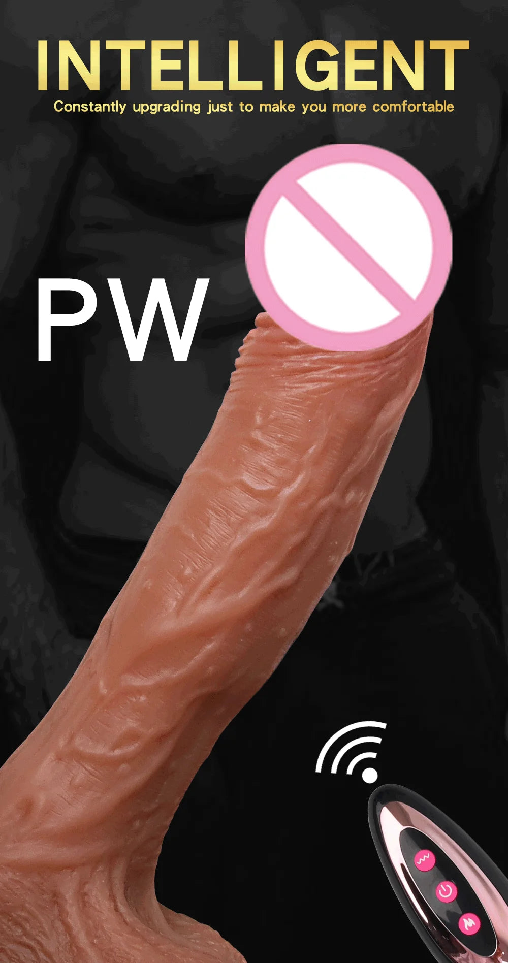 Big Penis Telescopic Dildo Masturbator Vibrator for Remotely Controlled Heating Realistic  Masturbation Massager Sex Toys for Ma