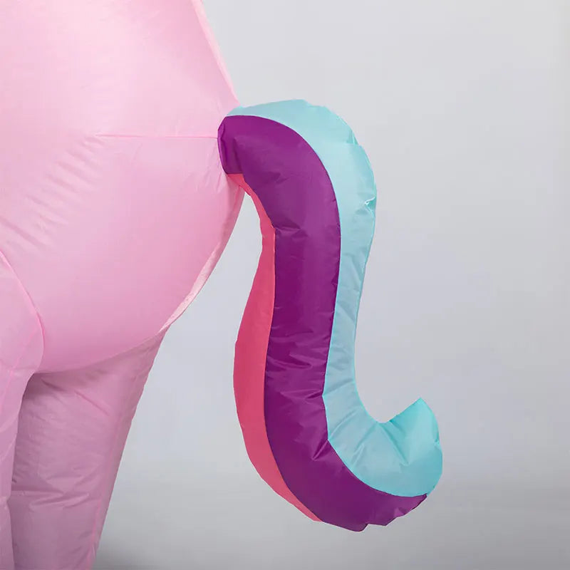 anime Inflatable Unicorn Costume Pink Full Body Unicorn Cosplay Costumes with Blower Funny Party Halloween Costume for Adult