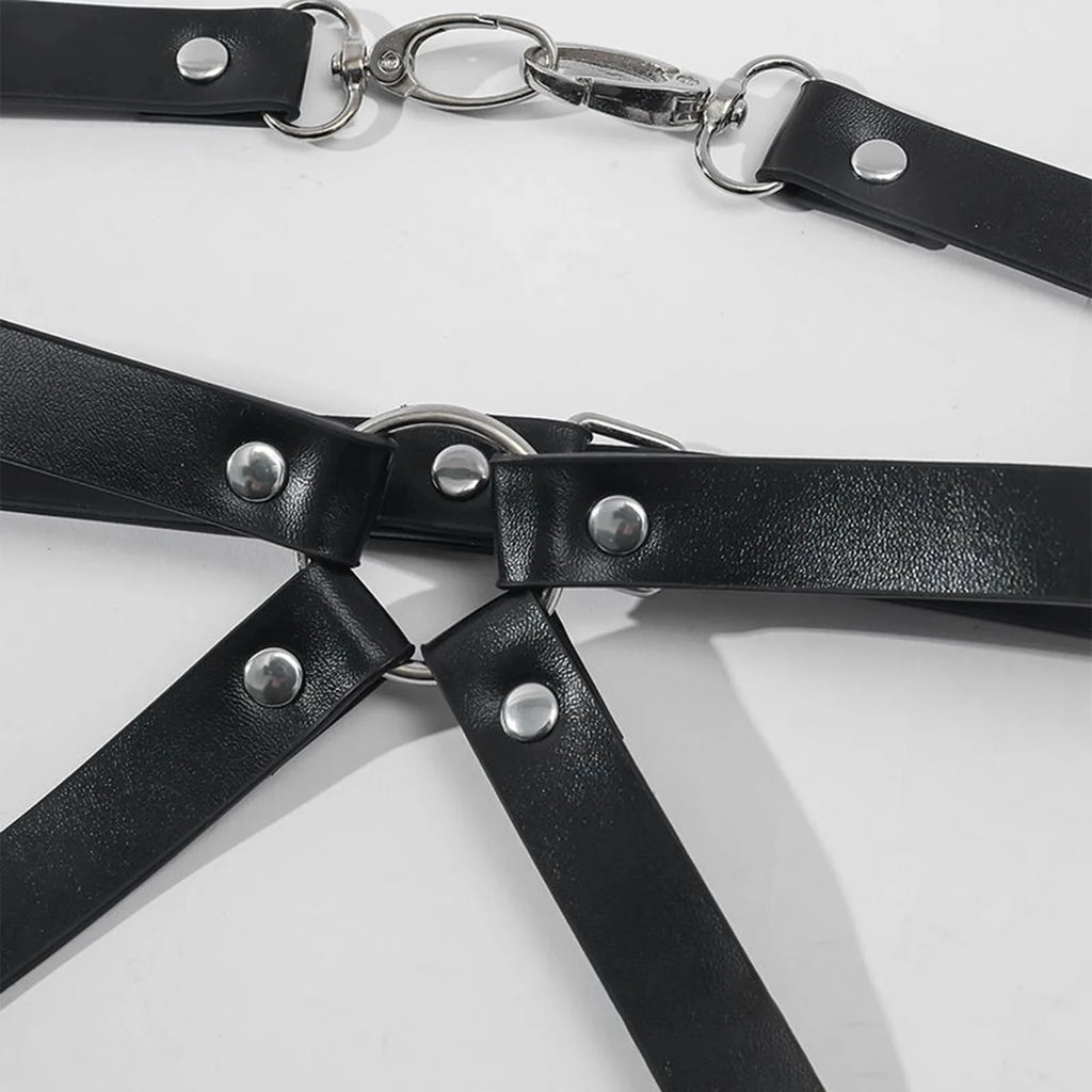 Handcuffs Sex Toys Games For Couples Leather BDSM Kit Body Harness Cuffs Bondage Straps Erotic Adult Sex Toys for Party Sexy