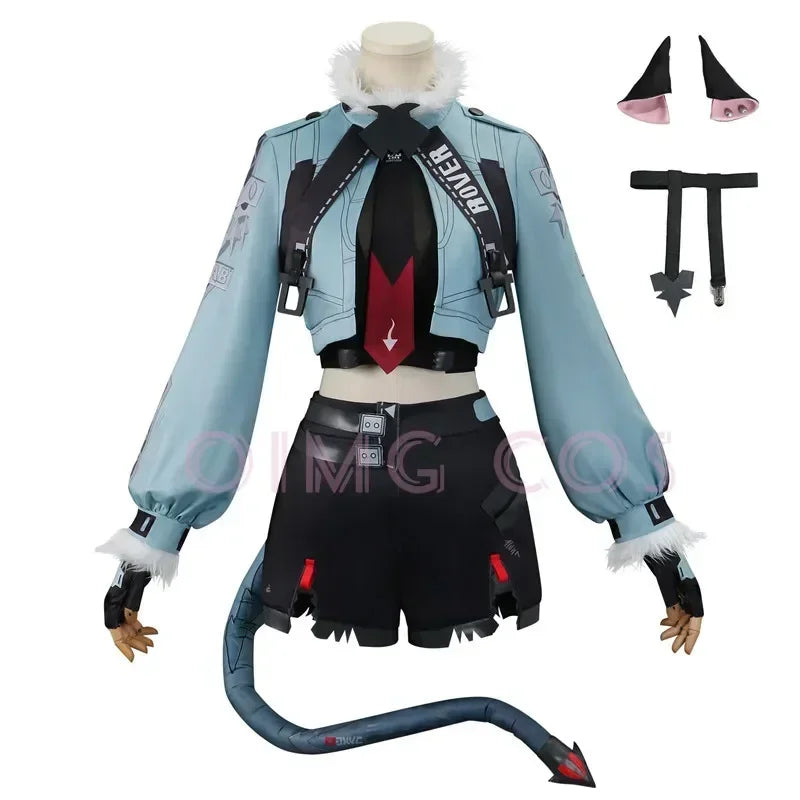 Zenless Zone Zero Jane Doe Adult Cosplay Carnival Anime Uniform Halloween Party Masquerade Women's Game Costume
