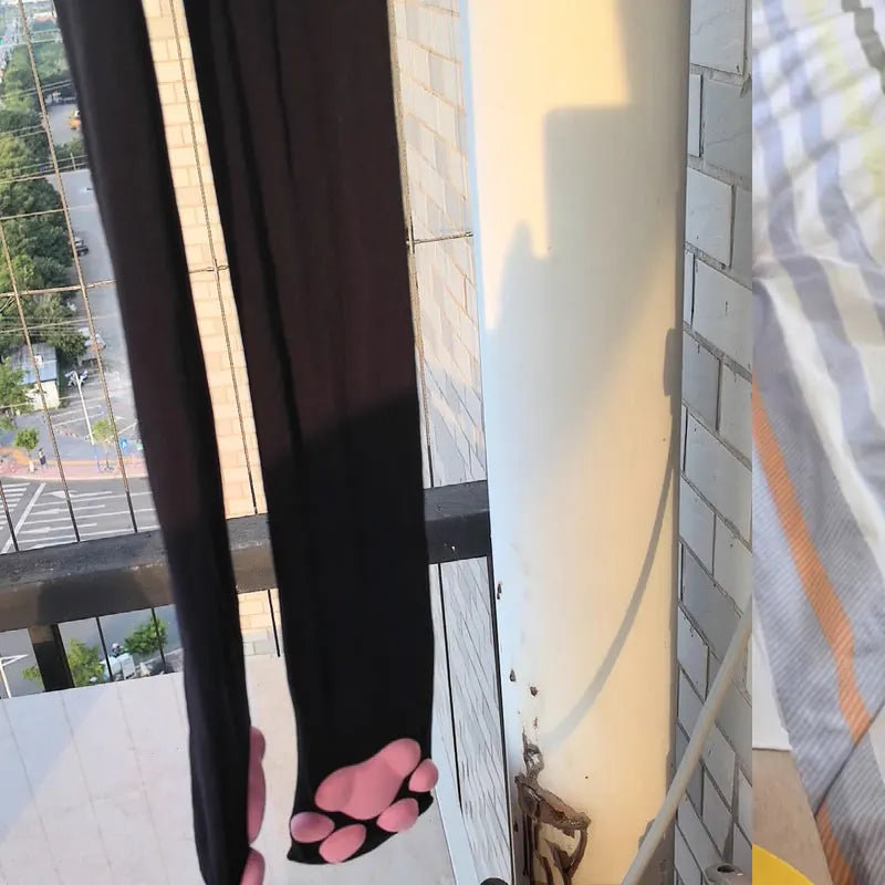 Cat Paw Pad Sock Pink Cute Lolita Thigh High Socks For Adult Children Women Cosplay 3D Kitten Claw Stockings