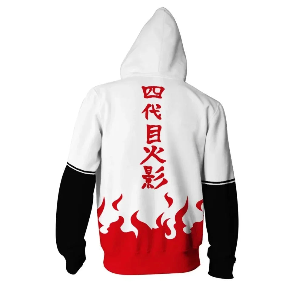 Anime Zip Hoodie Jackets Cosplay Clothes Costumes Men Hoodies Sweatshirts Zipper Tops Sasuke Sweatshirt Kakashi Tops
