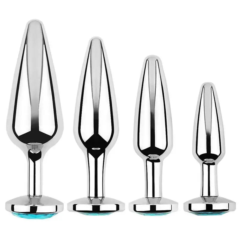 Metal Anal Beads Butt Plug Set Small Large Wearable Ass Analplug Jewelry Dilator Dildo Prosate Massager Sex Toy Man Women Shop
