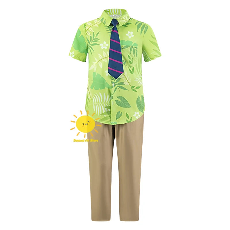 BEAST KINGDOM Nick Wilde Cosplay Costumes Zootopia Cosplay Summer Shirt Tie Nick Suits Halloween Carnival Cos Adult Unisex Gifts
