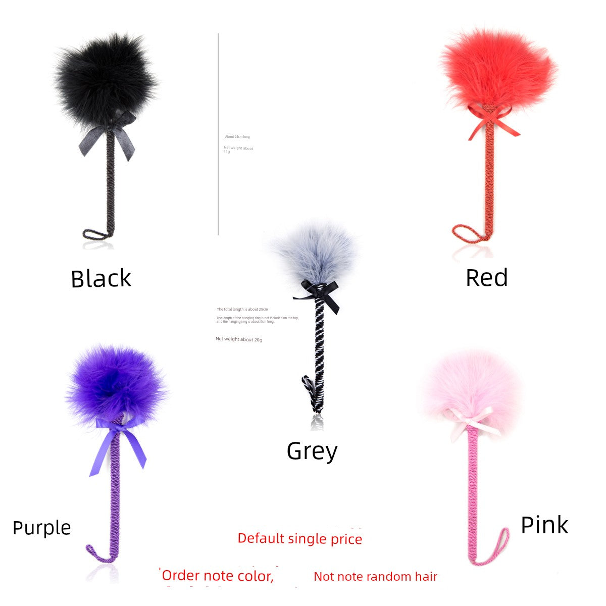 [Aholic Sink] a Variety of Chicken Feather Ostrich Feather Stick Scratch an Itch Funny Cat Toy Stick