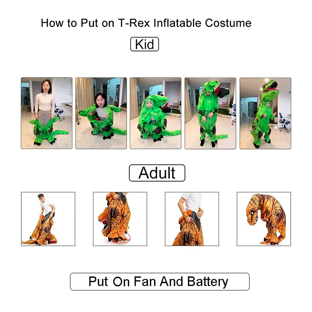 Halloween Costume Colorful Rooster Inflatable Costume Holiday Party Cosplay Cosplay Props Animal Performance Costume