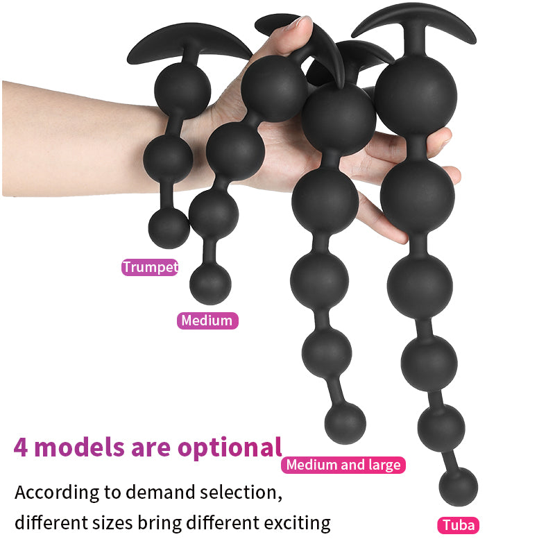 Bdsm Silicone Big Anal Plug Anal Beads Anus Masturbation Butt Plugs Erotic Flirt Sex Toys Prostate Massage for Couple Men Women