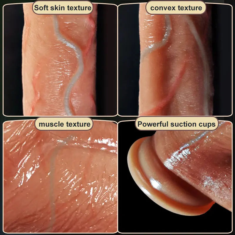 Realistic Dildo Vibrator Penis Telescopic Massager vibrating female Remote Control Masturbation Big Penis with Suction Cup