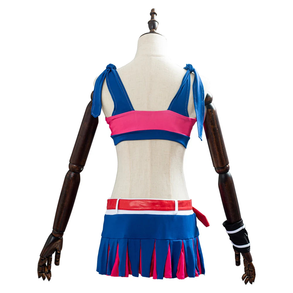 Lollipop Chainsaw Costume Juliet Starling Cosplay Costume Uniform Girls Adult Women Dress Top Party Halloween Cosplay Costumes