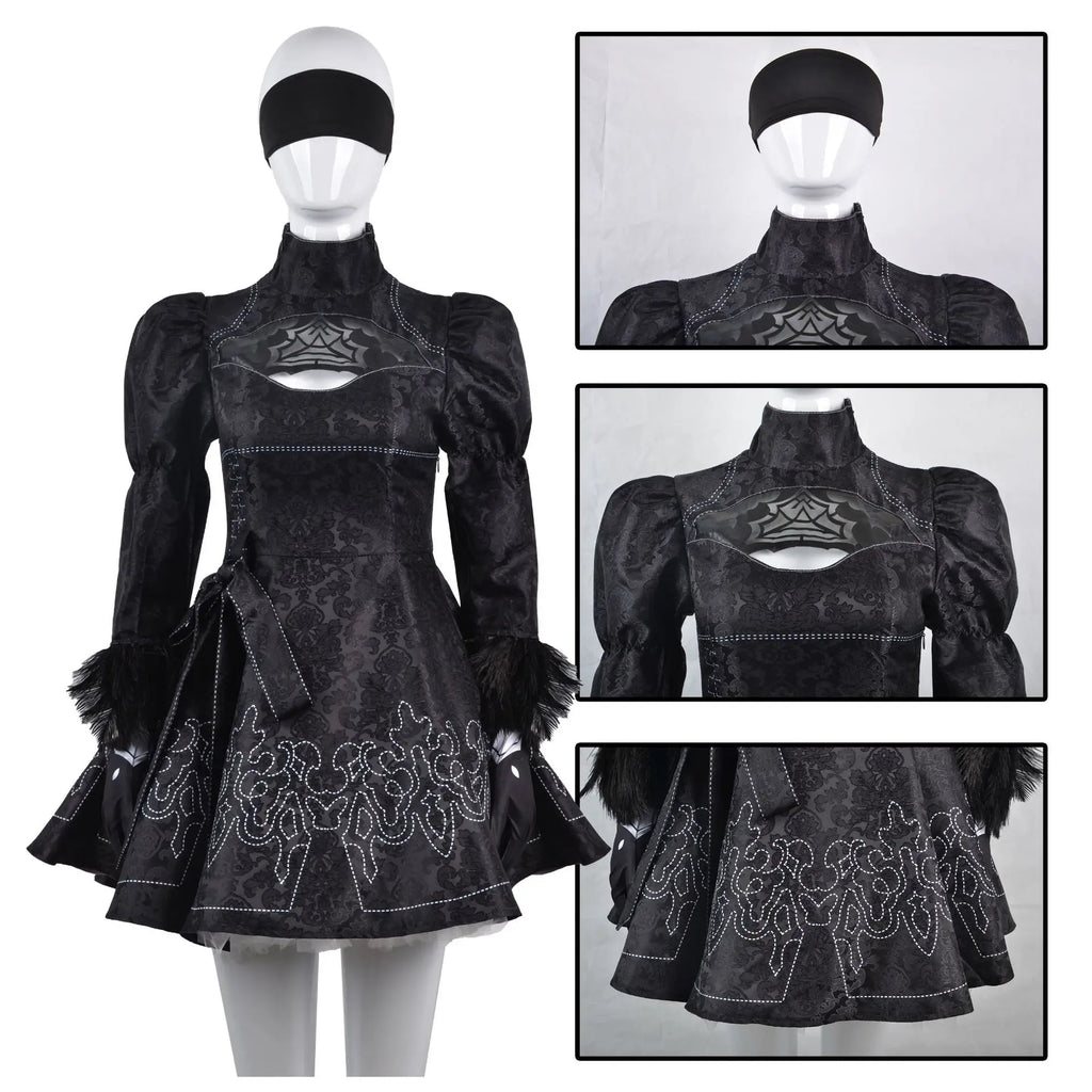 Nier Automata Cosplay Costume Yorha 2B sexy Outfit Games Suit Women Role Play Costumes Girls Halloween Party Fancy Dress
