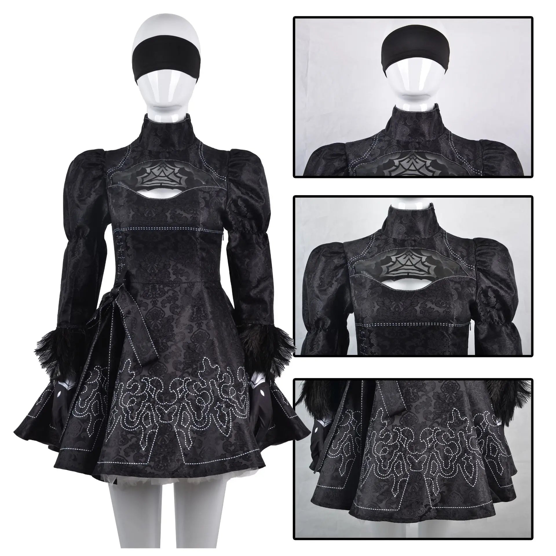 Nier Automata Cosplay Costume Yorha 2B sexy Outfit Games Suit Women Role Play Costumes Girls Halloween Party Fancy Dress