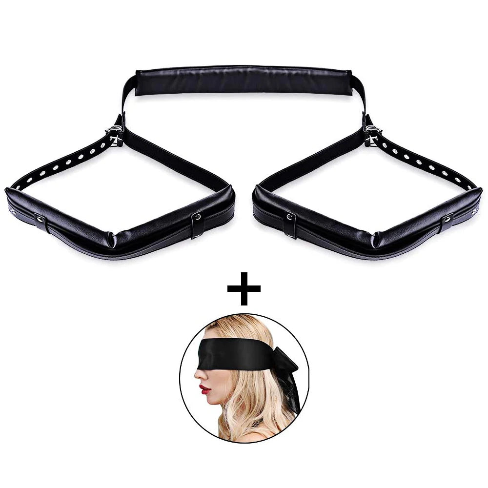 Bdsm Restraints Bondage Rope Open Leg Erotic Sex Toys Ankle Leather Handcuffs Sex Product Adult Games For Woman Female Couples