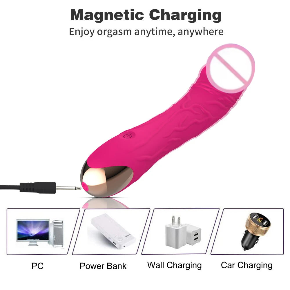Powerful Clitoris Vibrators USB Recharge AV Vibrator Massager Sexual Wellness Erotic Sex Toys for Women Adult Product G Spot