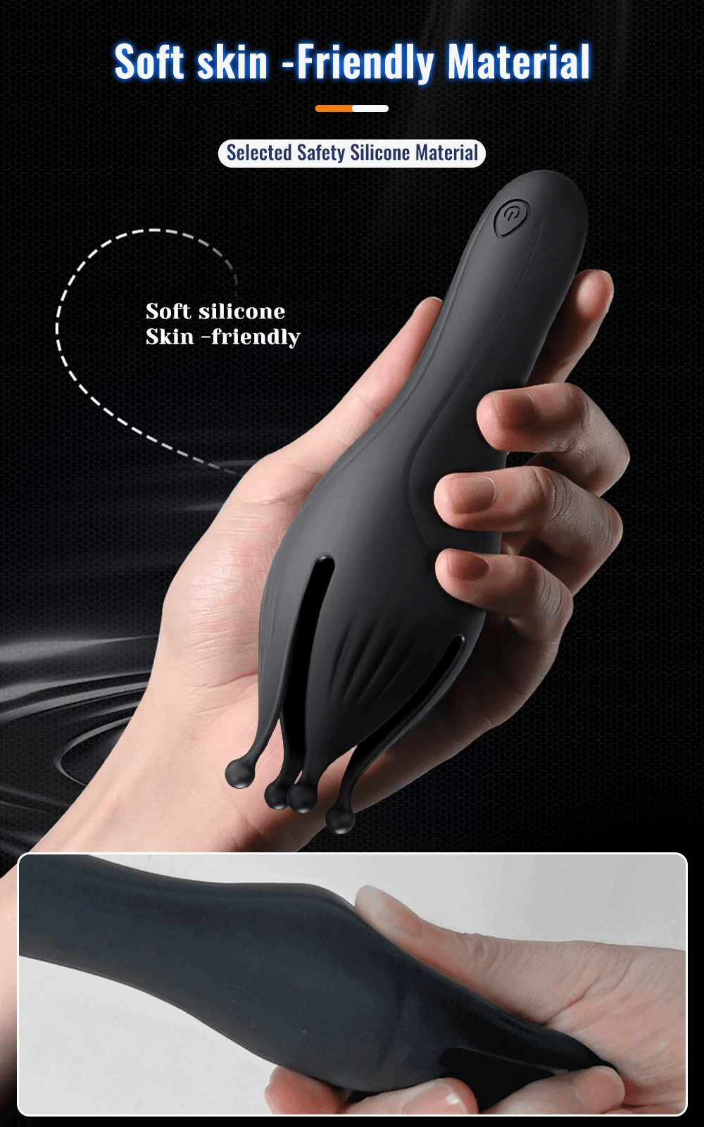 Vibrating Male Masturbator Glans Vibrator Electric Penis Massager Delay Trainer Exerciser Vibrations Stimulator Adult Sex Toy 18