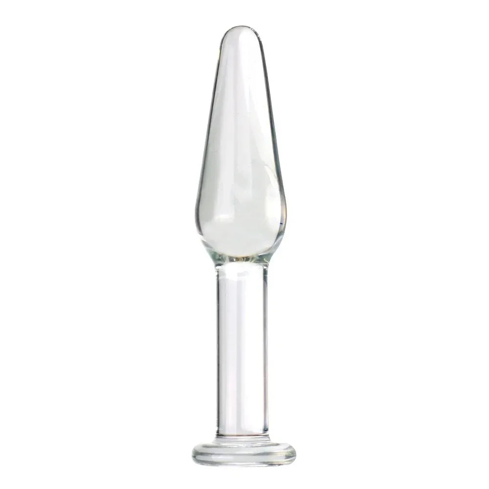 Glass Anal Plug Six-piece Set Pulling Beads Dual Use Small Dildos Butt Plugs Masturbation Posterior Dilation Adult Sex Toys