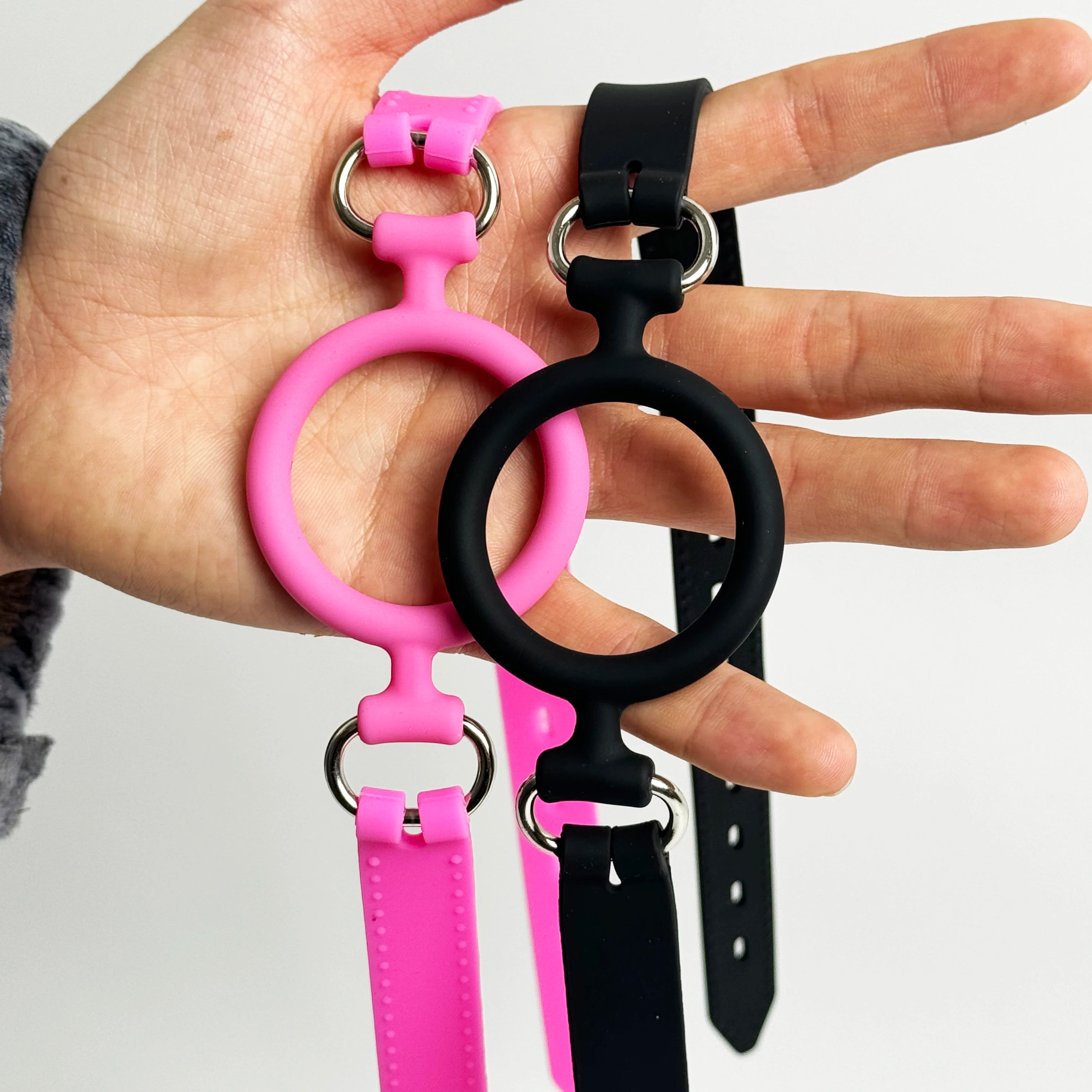Silicone Oral Sex Ring Open Mouth Gag Flirting Bondage Balls Adult Game Erotic Toys BDSM Restraints Sex Toys For Couples O Ring