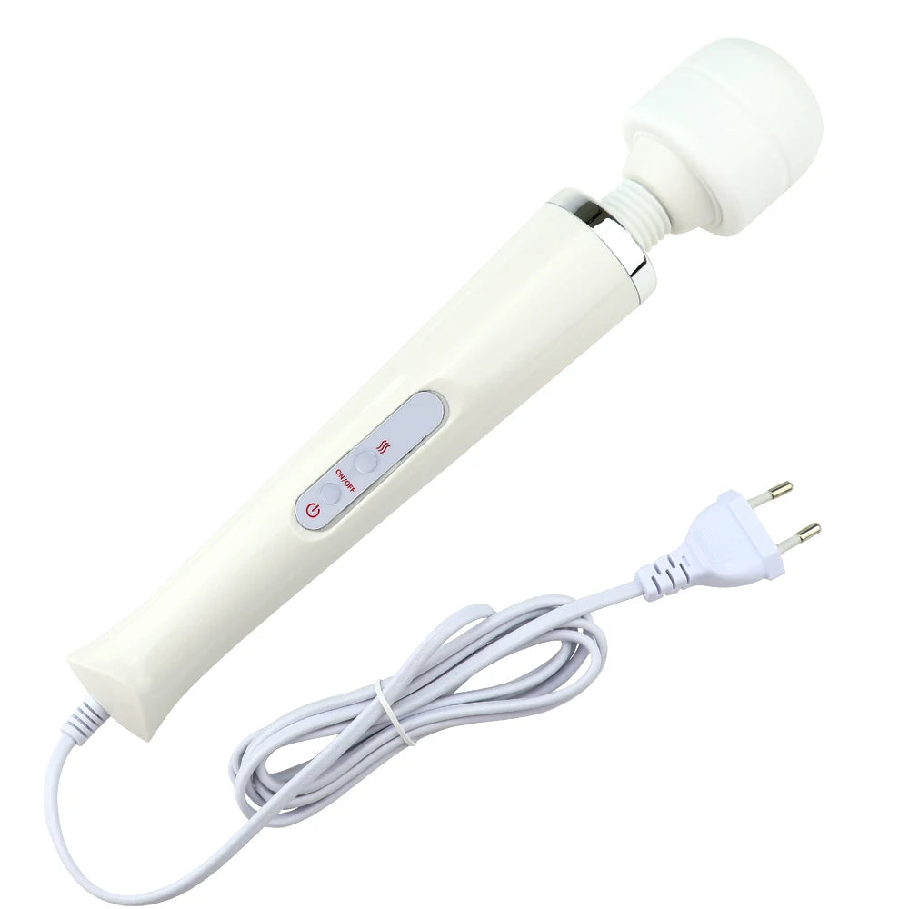 Big Powerful AV Vibrator Electric Adjustable Modes G-spot Dildo Clitoral Stimulator Body Muscle Relaxation Erotic Adult Sex Toys