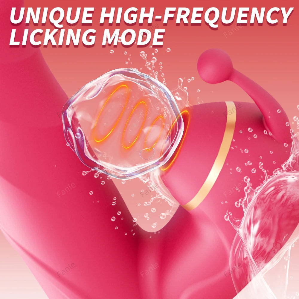 5 In 1 Telescopic Rotating Heated Dildo Vibrators G Spot Thrusting Machine Clitoral Stimulator Sucking Adult Sex Toys for Women
