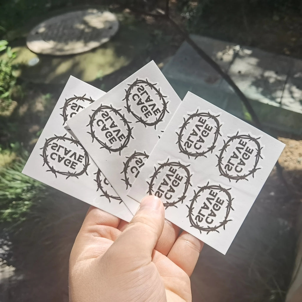 cage  - Cuckold Temporary Tattoo Fetish for Hotwife cuckold