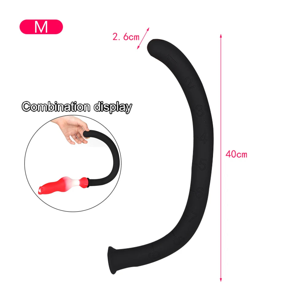 Dog Dildo With Silicone Butt Plug Long Tail Cosplay BDSM Adult Sex Games Long Anal Plug Animal Dildos For Women Penis Buttplug