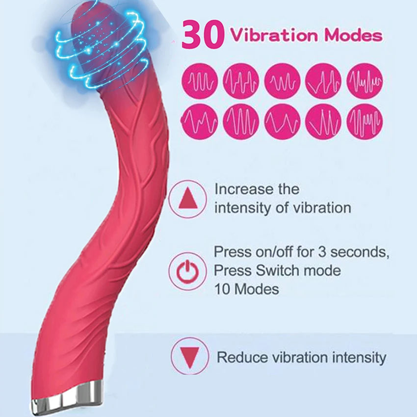 Big Dildos Powerful Vibrator For Sexy Women Realistic Head Vibration Av Wand G Spot Stimulator Clitoris Massager Sex Toys Adults