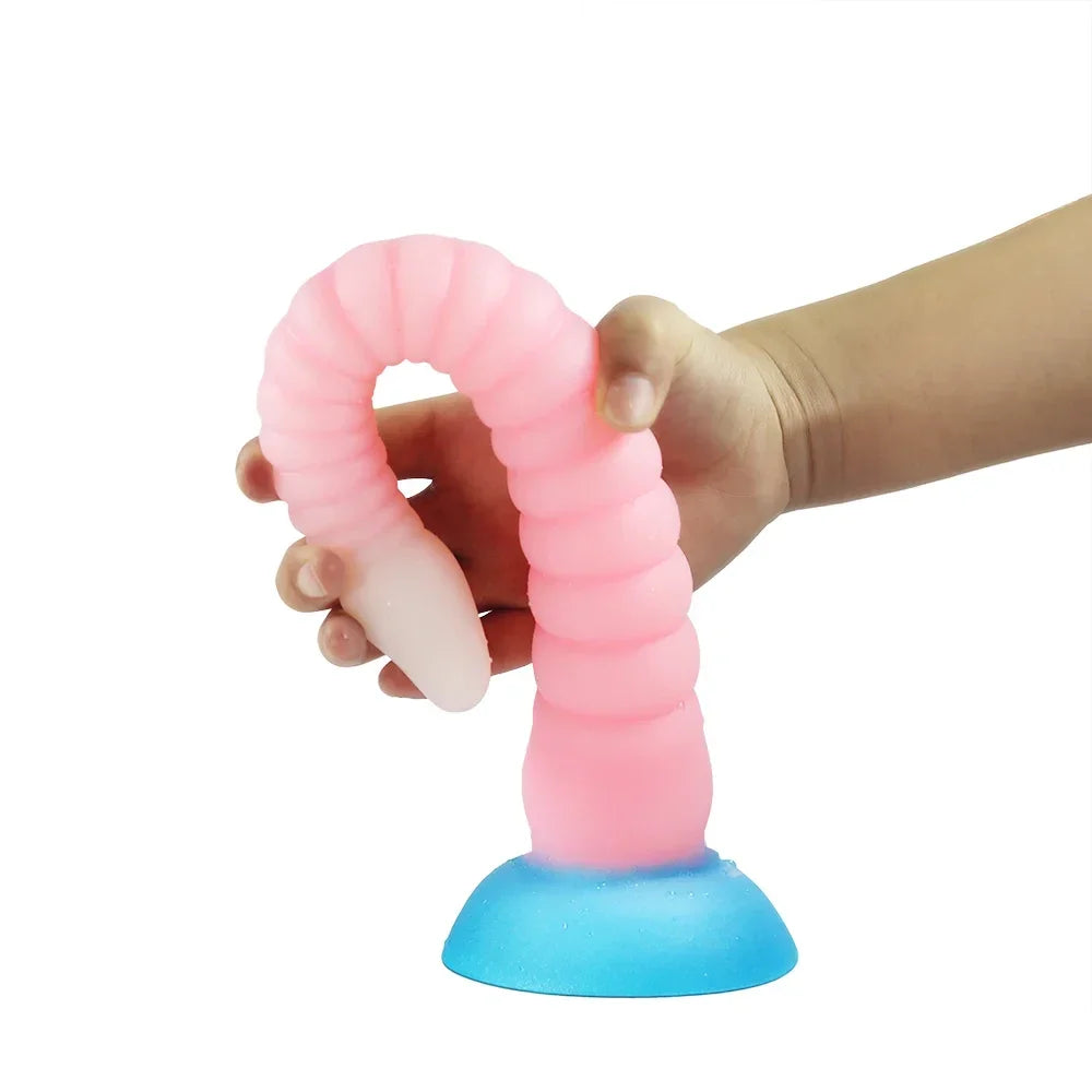 New Huge Luminous Octopus Tentacle Dildo Soft Silicone Monster Animal Penis Big Dick Anal Plug Vaginal Anus Masturbation G Spot
