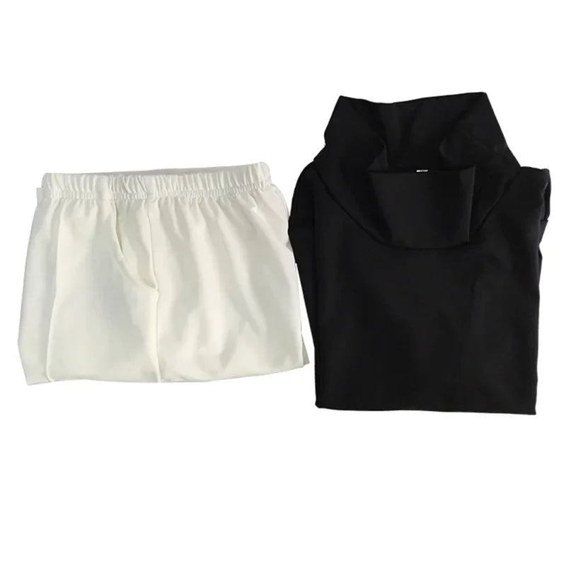 Anime Tokyo Ghoul Kaneki Ken Masker Cosplay Kostuum Shirt Short Tops Mannen Vrouwen Halloween Party Outfit