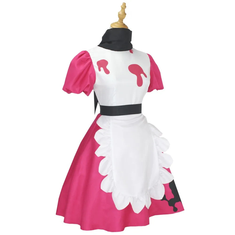 Niffty Anime Niff Cosplay Costume Suit Cute Devil Roleplay Clothes Wig Uniform Hotel Cosplay Halloween Party Women Dress