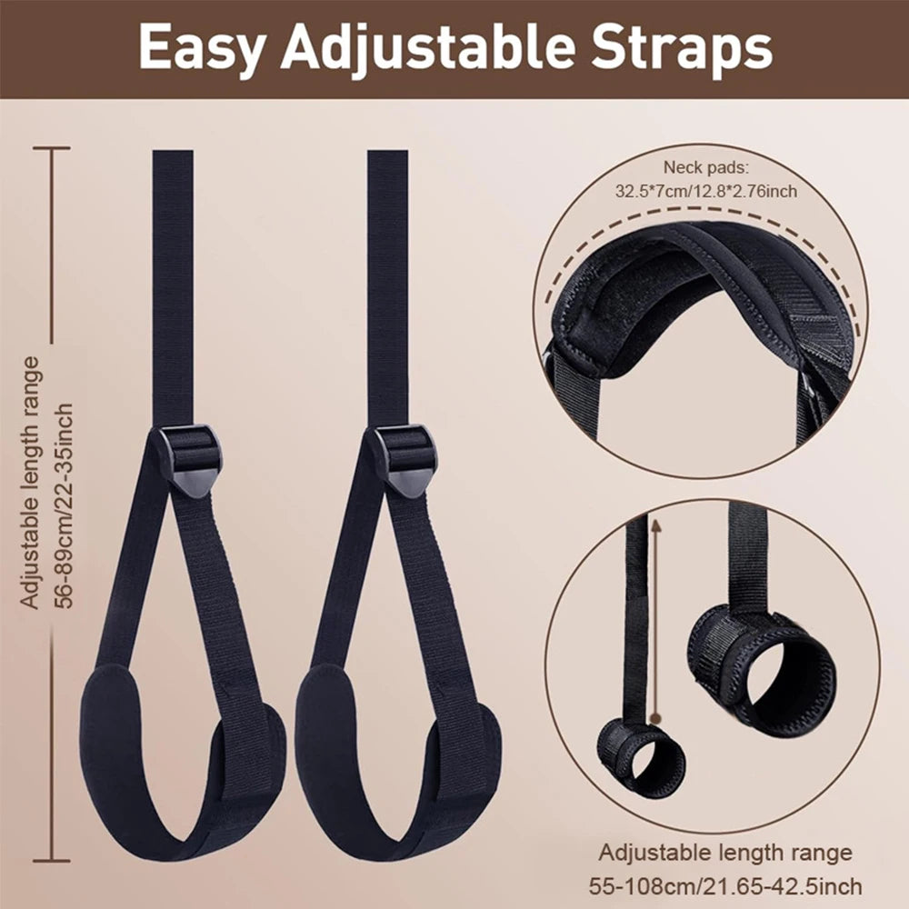Bdsm Bondage Set Restraint Erotica Binding Sex Forced Split Leg Straps Neck Wrist SM Sex Toys For Woman Couples Products