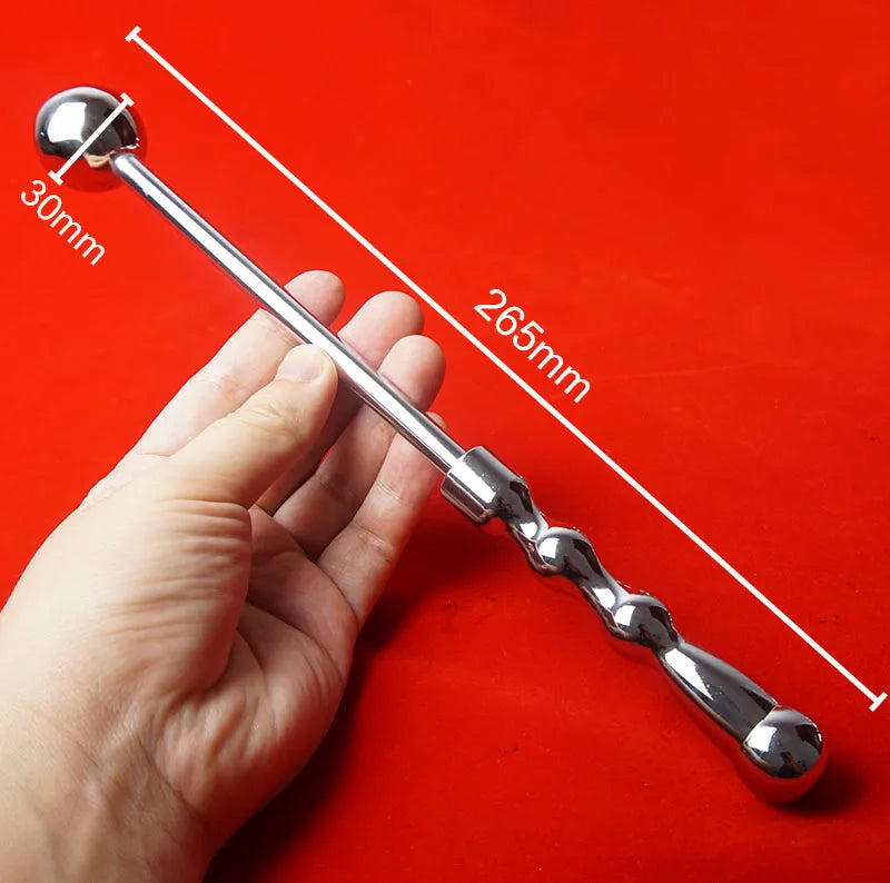 Stainless Ass Ball Rod Butt Plug Vaginal Training,Prostate Massage Dildo Anal Sex Toy,Stainless Steel Analplug Buttplug Butplug