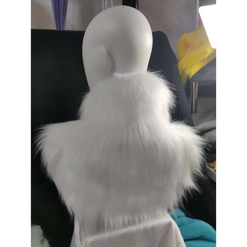 Kigurumi Furry Neck Fur Collar Customizable Multi-Color Animal Halloween Cosplay Accessories Japanese Style Mascots Costumes