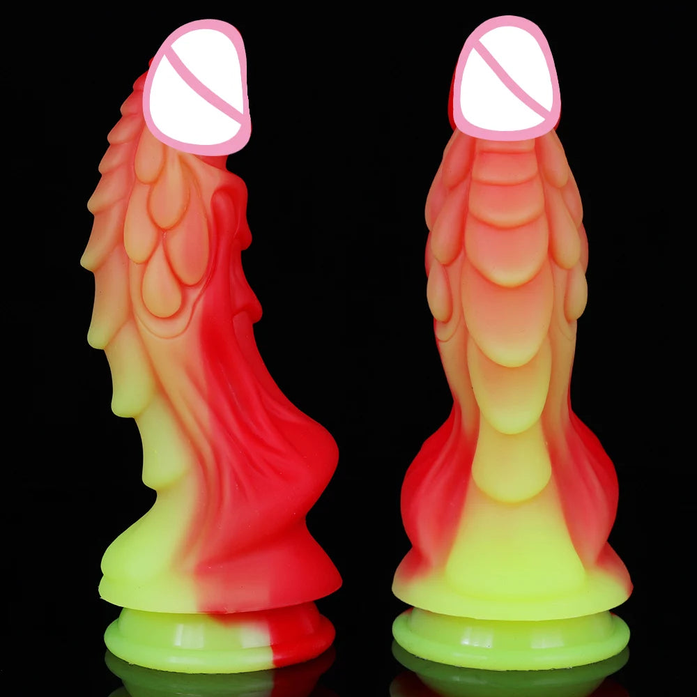 Dragon Dildo Huge Butt Plug Monster Dildos Penis For Woman Silicone Suction Cup Dog Anal Plugs Masturbator Sex Toys for Couples
