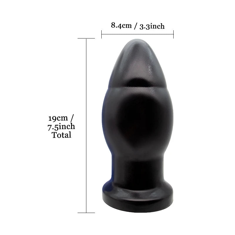 Giant Anal Dilator Pull Bead Black Dildo Male Prostate Stimulation Female Masturbation Vaginal and Anal Sex Toy Store