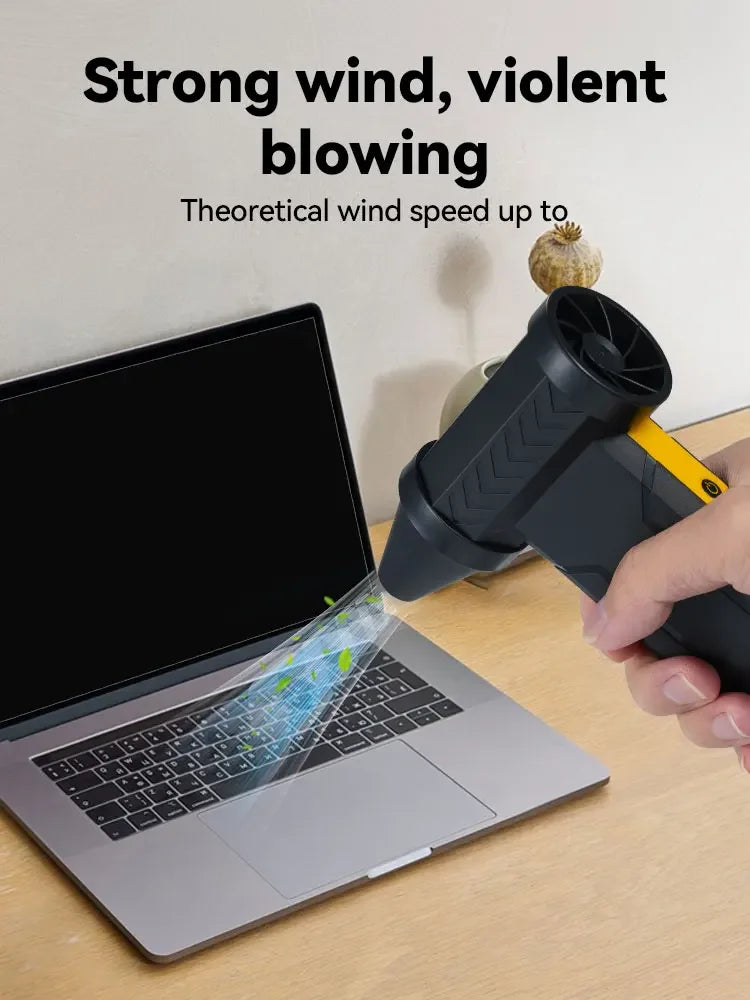 800000 RPM Brushless 10000mAh Motor Electric Turbo Jet Fan High-Speed Turbo Violent Fan Rechargeable Powerful Dust Blower