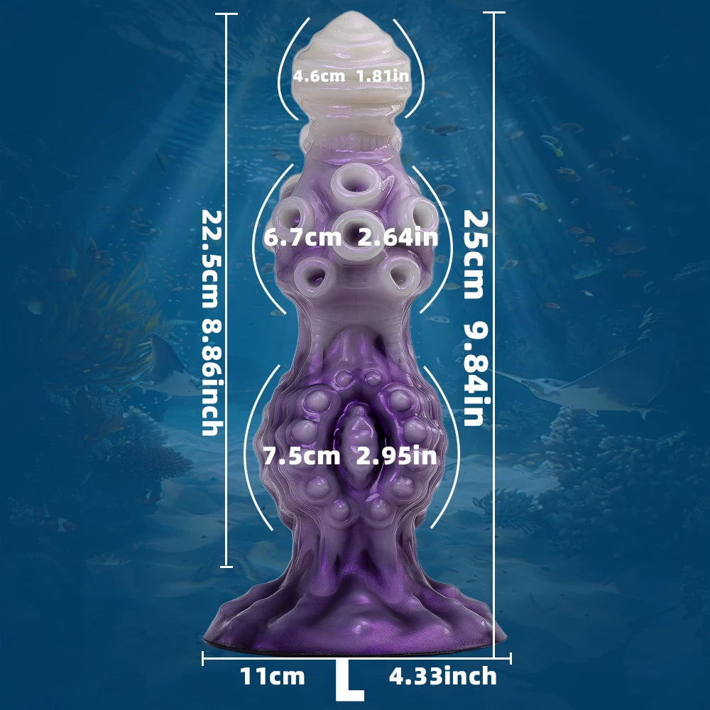 Powerful Extra Large Dragon Dildo Alien Animal Butt Plug Anus Vagina Fantasy Knot Sex Machine Women's Sexual Health Sex Toy 18