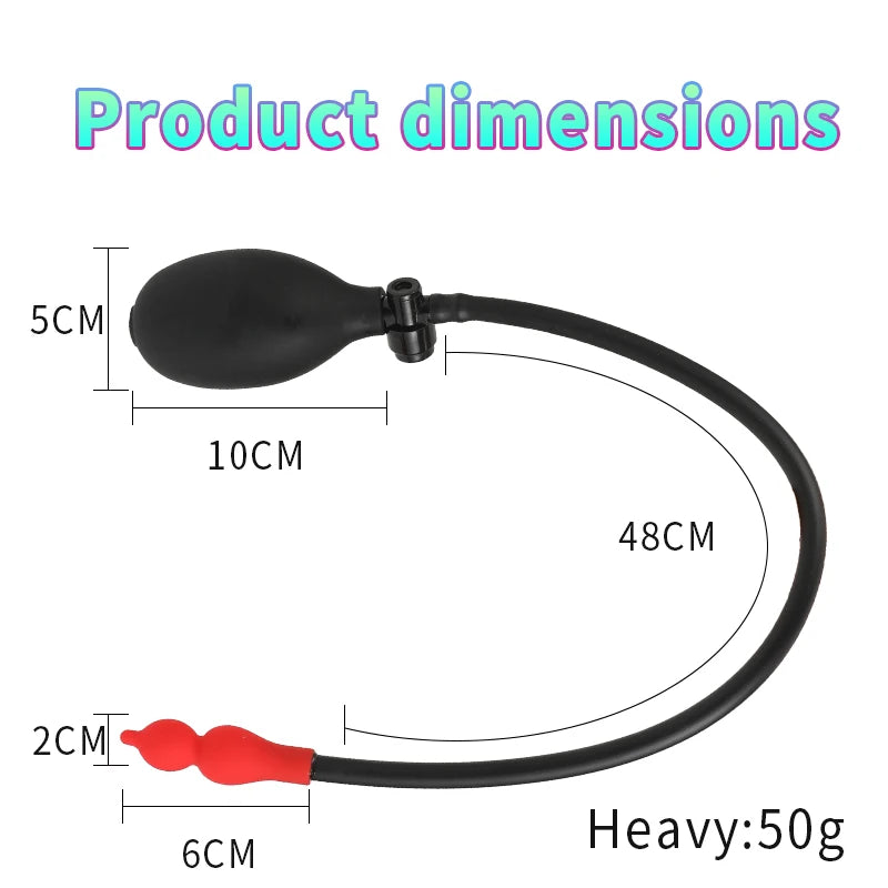Inflatable Dildo Vagina Anus Dilator Expandable Butt Plugs Bdsm Adult Game Sex Toy for Women Men Gay Anal Plug Prostate Massager