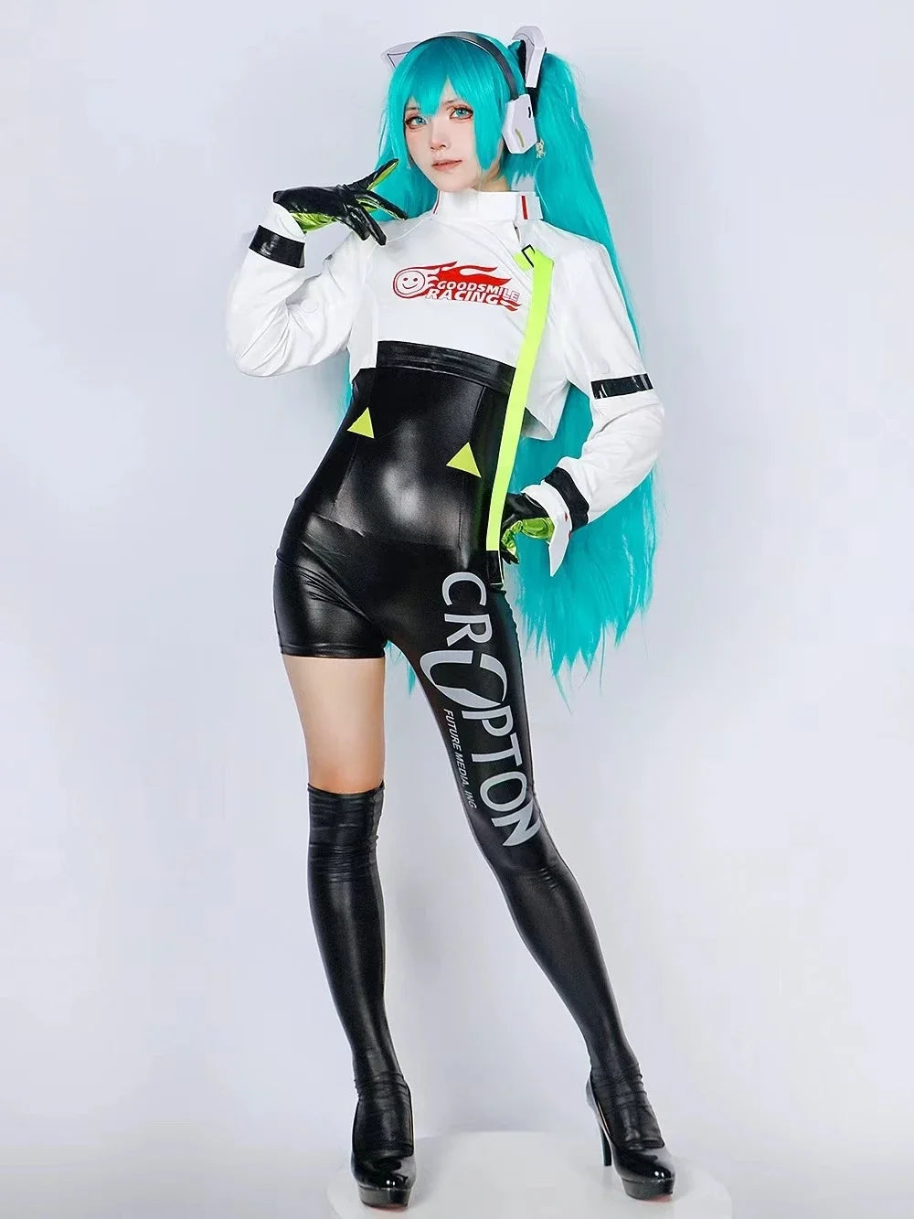 Anime Mikuu 2022 Racing Cosplay Costumes Game Hatsune Miku Anime Cosplay Costume For Women Halloween Carnival Party Comic Con