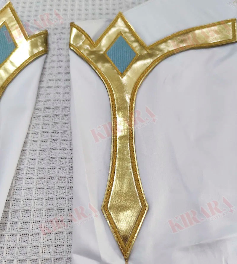 High Qualiy Lumine Cosplay Costume Wig Hair Game Impact Character Traveler for Women Cosplay Anime Events Role Play Dress