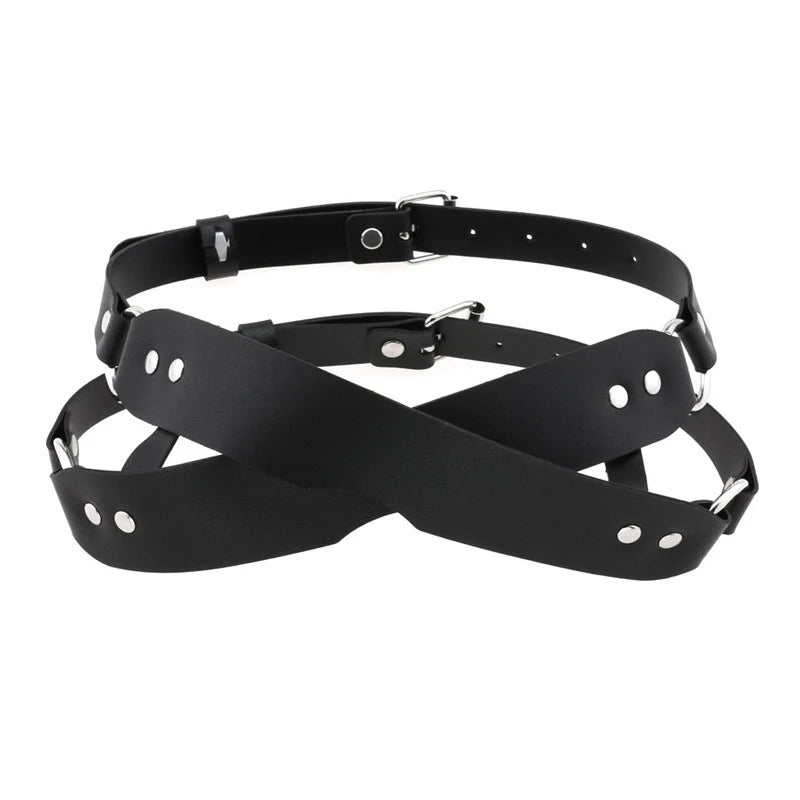 New Adult Erotic SM Bondage Leather Hanging Ear Blindfold Female Pornography Seduction Mask Couple Dating Flirting Game Sex Toys