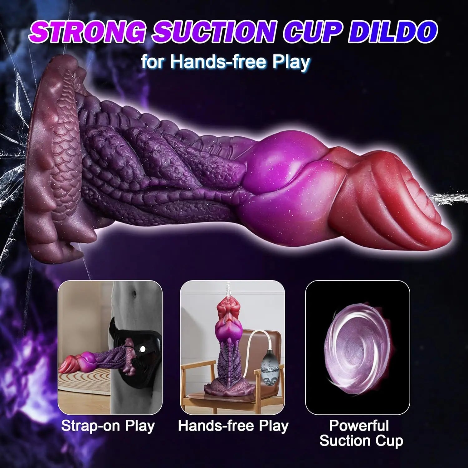 New Inflatable Animal Dildo - P Spot Stimulator Wearable Anal Plug Soft Fake Penis Buttplug Sex Toys For Women Men 18+