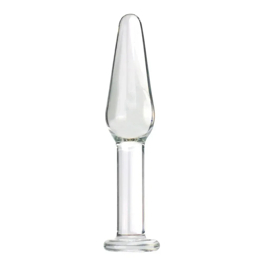 Glass Anal Plug Six-piece Set Pulling Beads Dual Use Small Dildos Butt Plugs Masturbation Posterior Dilation Adult Sex Toys
