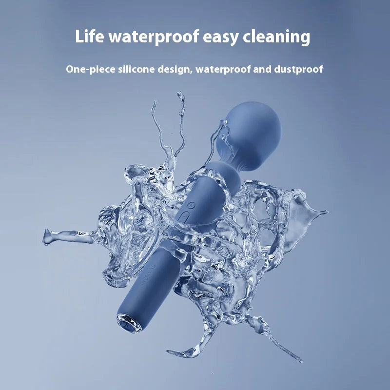 Big AV stick female clitoral stimulation orgasm silicone massage stick super power intelligent heating large vibrator Magic wand