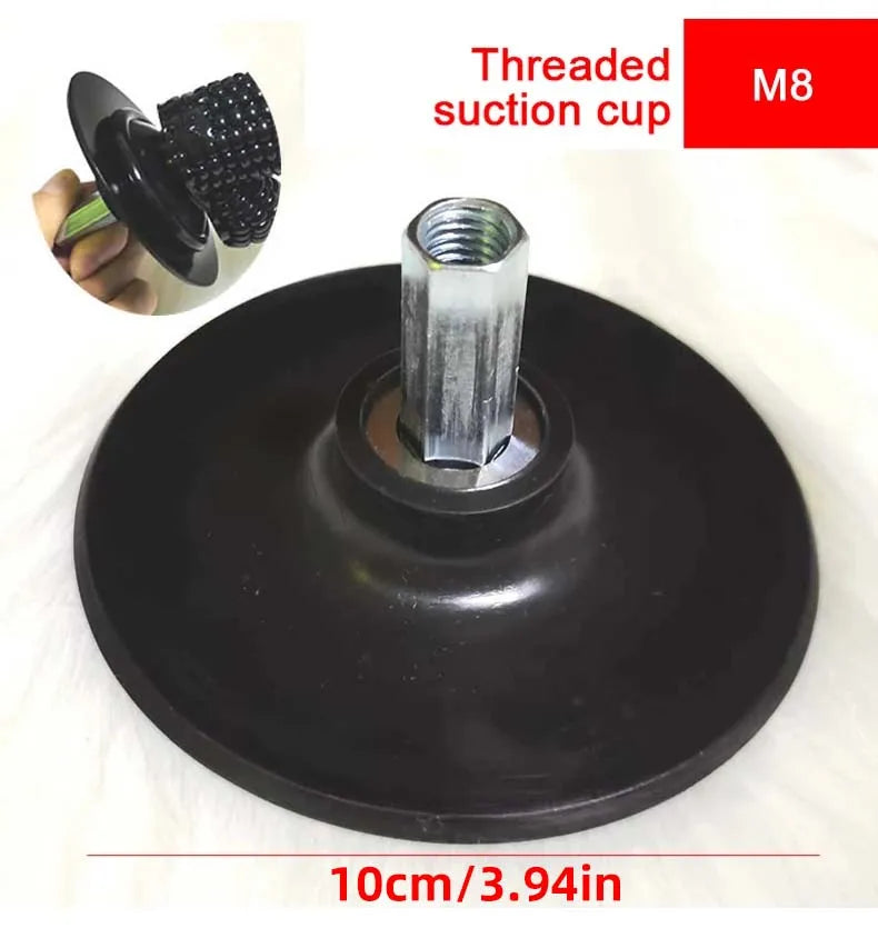 Black Suction Cup Adapter Telescopic Linear Actuator Suction Cup M6 M8 M10 3XLR Connector Reciprocating Device Attachments Parts