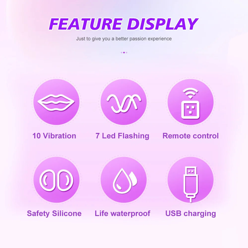LED Colorful Light Butt Plug for Women Men Anal Plug Vibrator Wireless Remote Control Buttplug Goods Masturbator Adults Sex Toys