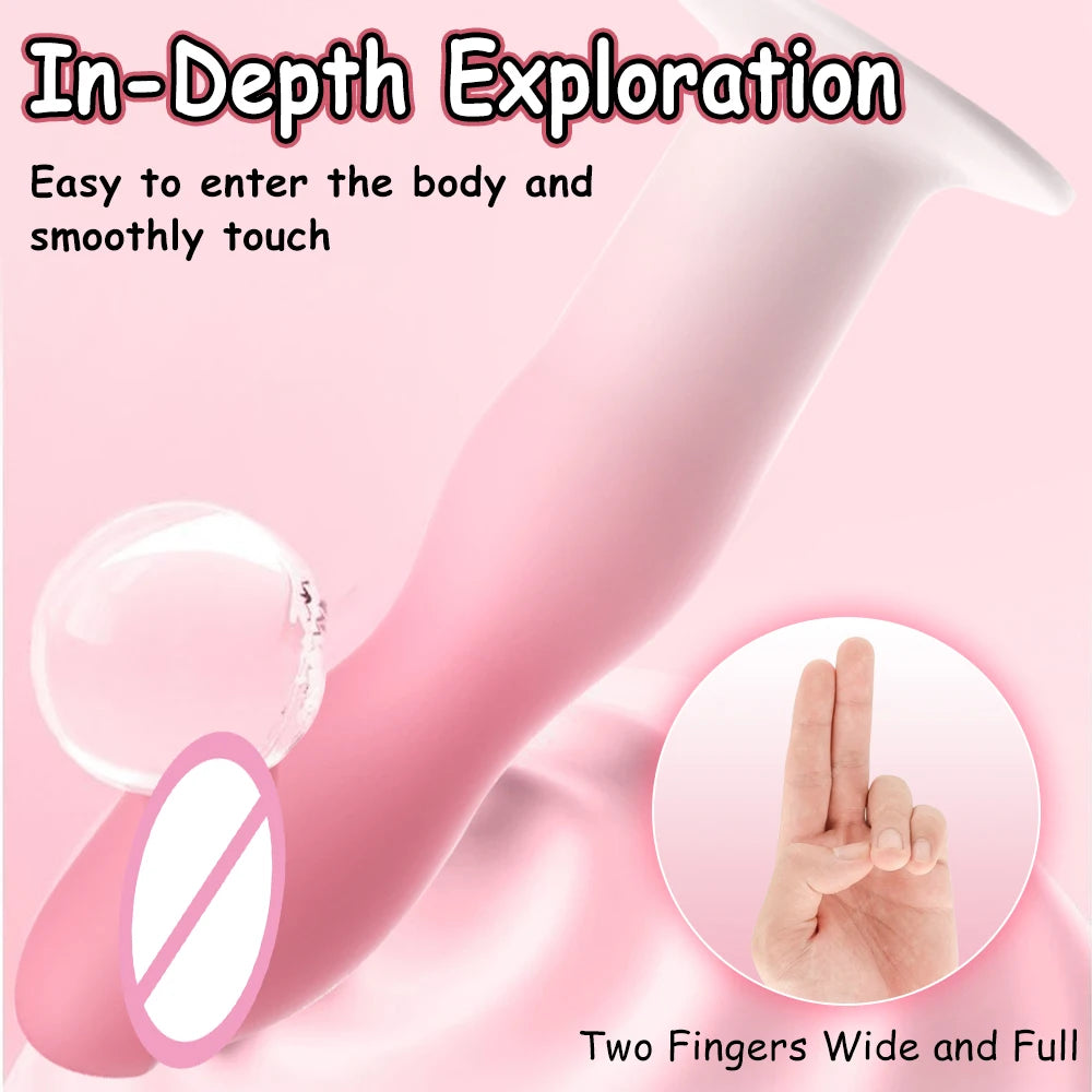 Beginner Dildo with Strong Suction Cup Male Prostate Massager Vaginal G-spot StimulatorAdult Sex Toys for Couples Lesbian