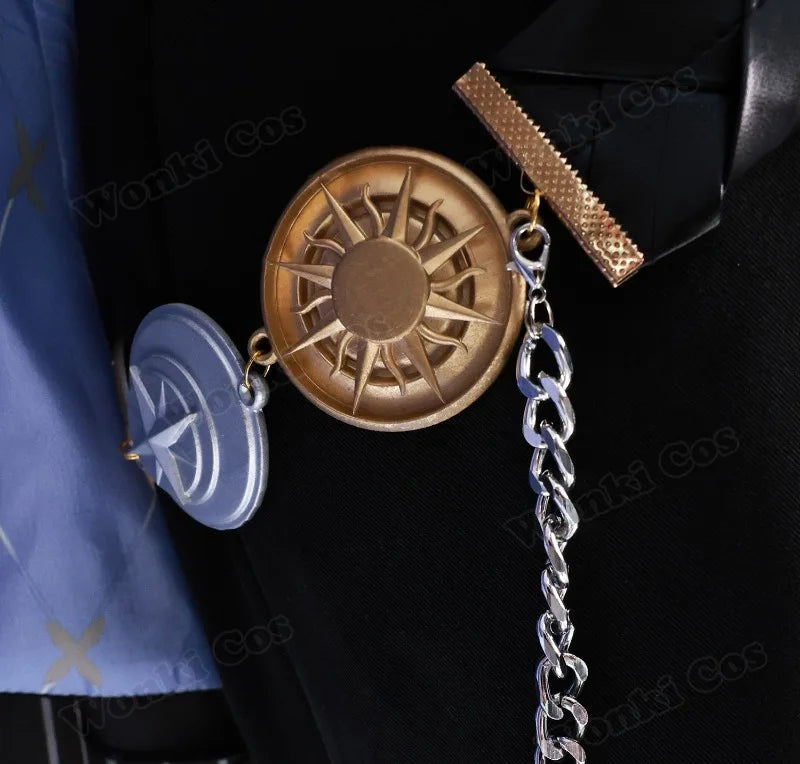 Game ZZZ Hugo Vlad Cosplay Costume Wig Hair Zenless Zone Hugo Cosplay Men Role Play Carnival Outfits for Anime Events