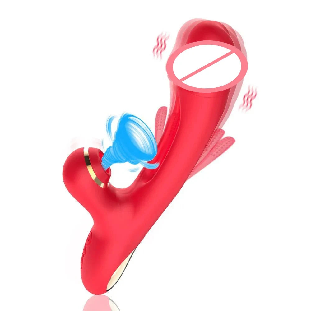 Female Sucking Vibrators Dildo Masturbator G-Spot Massage Clitoral Stimulator Flirting Erotic Goods Adult Sex Toys for Women Men