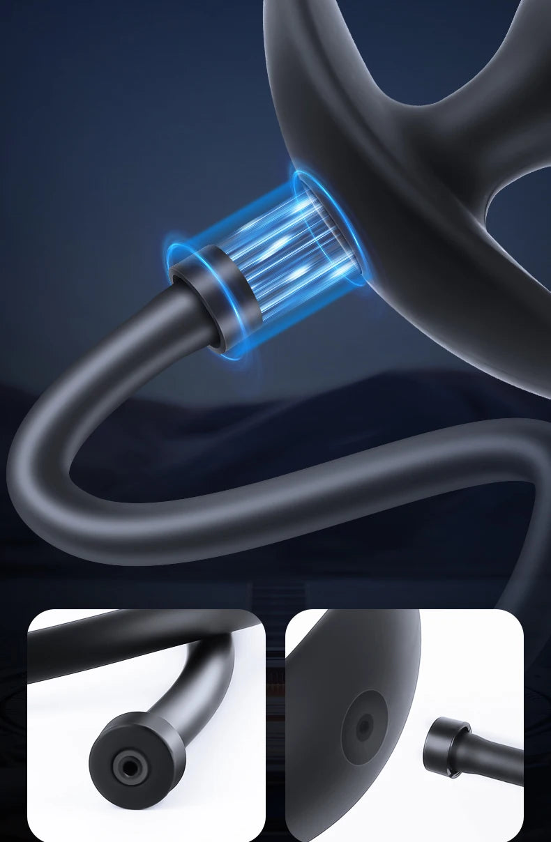 Expand Inflatable Anal Plug with Magneticsuction Valve Stretch Anal Trainer Stimulation Inflatable Anal Butt Plug BDSM for Men