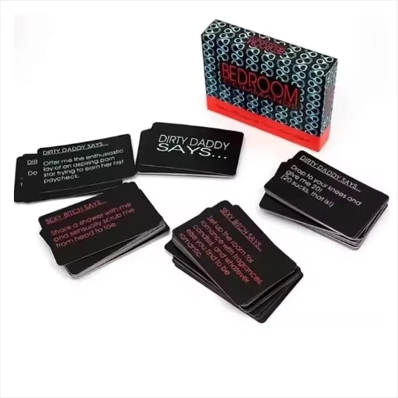 Bedroom Commands Board Card Game 108 Cards Adult Party Game Interactive Desktop Couple Date Nights Naughty Position Games