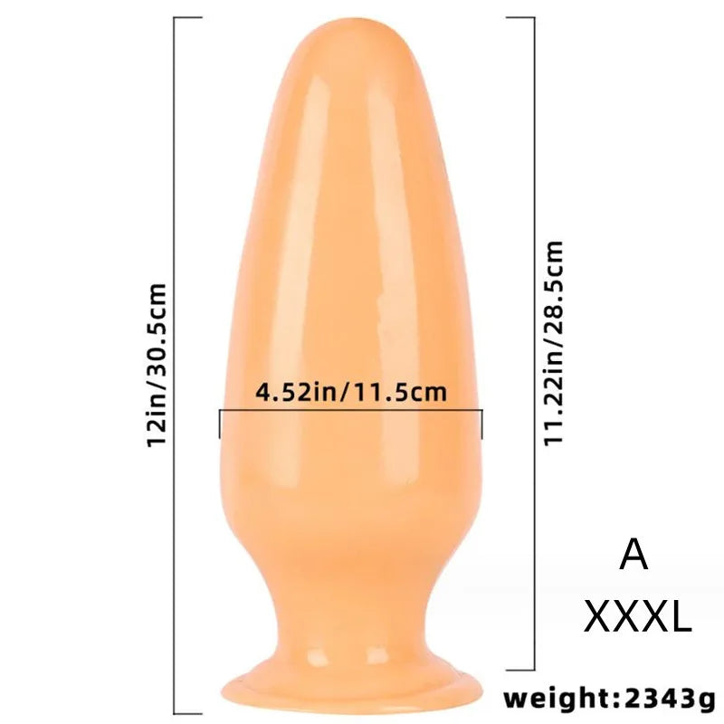 Giant Anal Plug Dildo Large ButtPlug Prostate Massager Fisting Big Dick Anus Dilator Adult Sex Toys for Men Women Masturbator 18